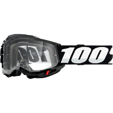 100% Accuri 2 Goggles - Black - Clear 50013-00001