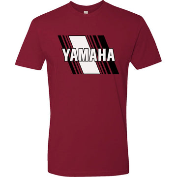 Yamaha Apparel Yamaha Heritage Diagonal T-Shirt - Red - Medium NP21S-M3118-M