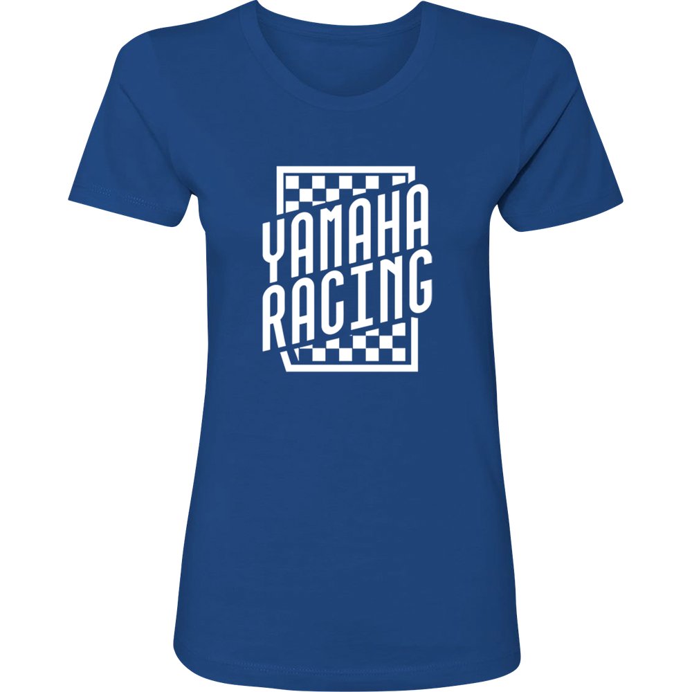 Yamaha Apparel Women's Yamaha Racing Check T-Shirt - Blue - XL NP21S-L3112-XL