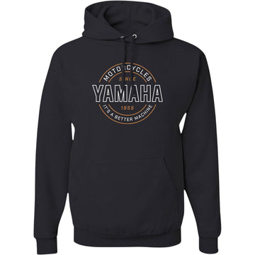 Yamaha Apparel Yamaha Better Machine Hoodie - Black - Small NP21S-M1972-S