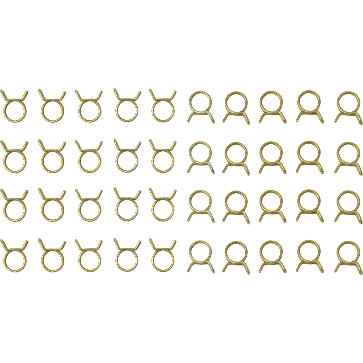 Helix Hose Clamps - Self-Tensioning - Double Wire - 7/16" - 50 Pack 111-1850 | Hardware Kits Assortments
