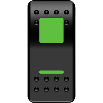Moose Utility Rocker Switch - On/Off - Green GNG-PWR