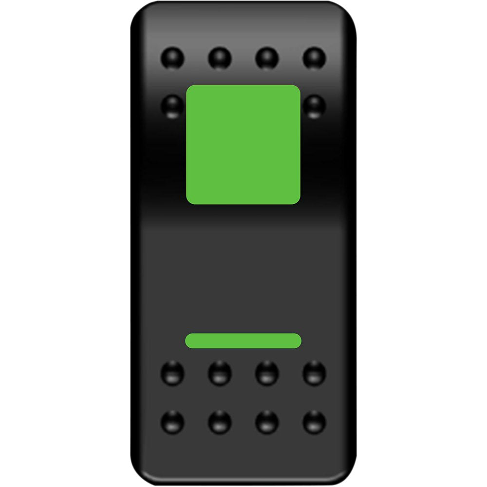 Moose Utility Rocker Switch - On/Off - Green GNG-PWR