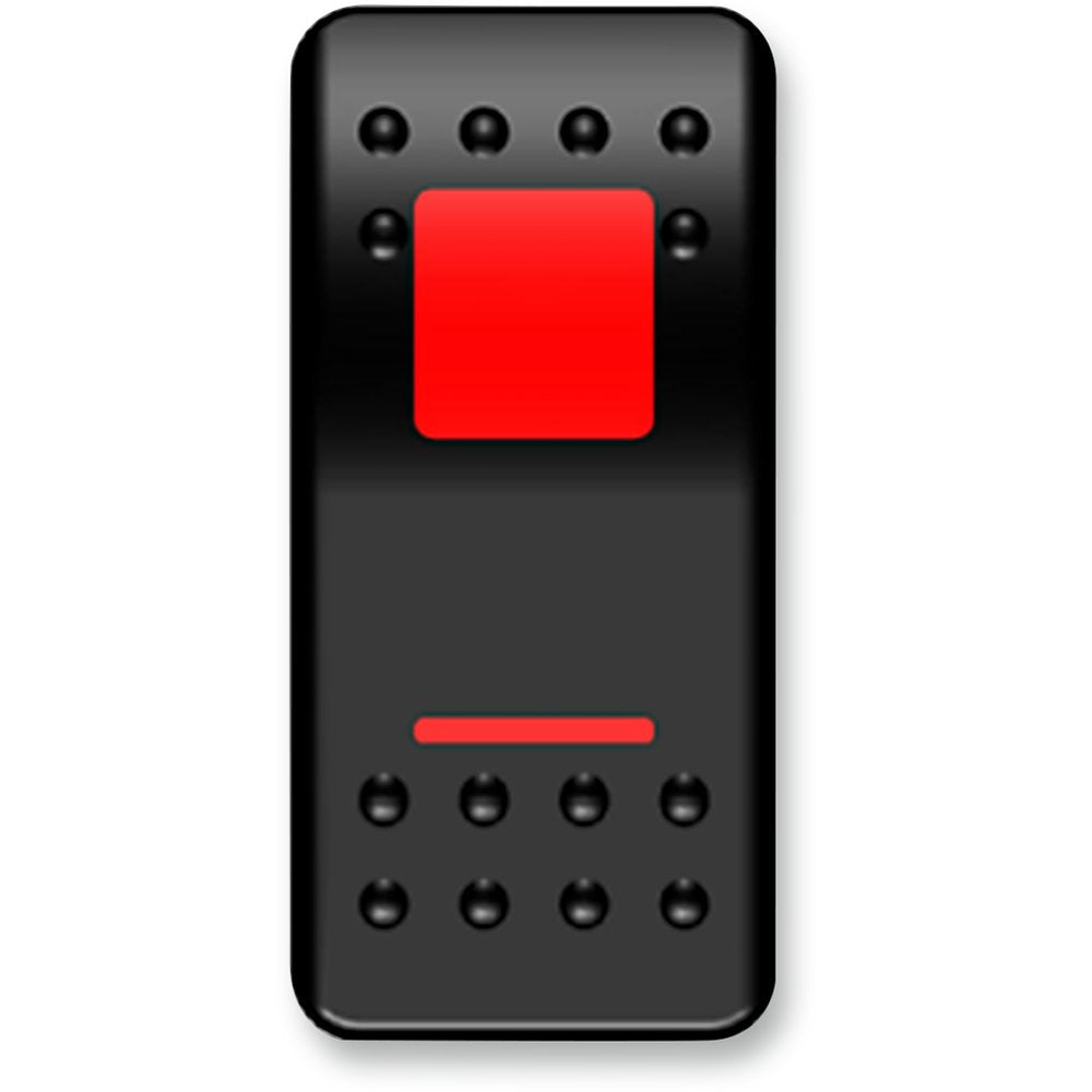 Moose Utility Rocker Switch - On/Off - Red GNR-PWR