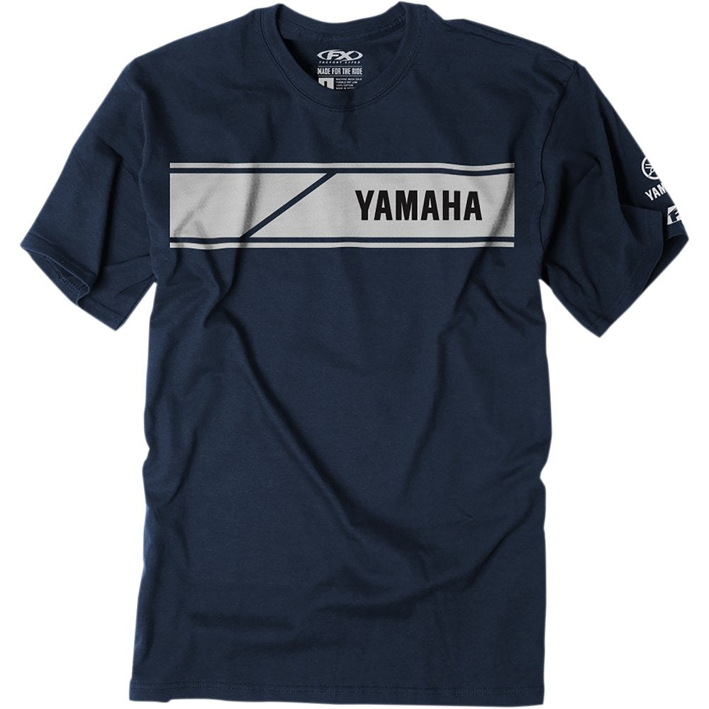 Factory Effex Yamaha Speed Block T-Shirt - Navy - 2XL 22-87228