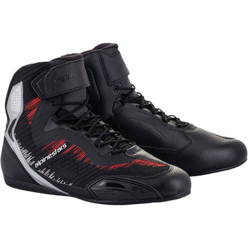 Alpinestars Faster-3 Rideknit Shoes - Black/Silver/Red - US 9.5 2510319193095