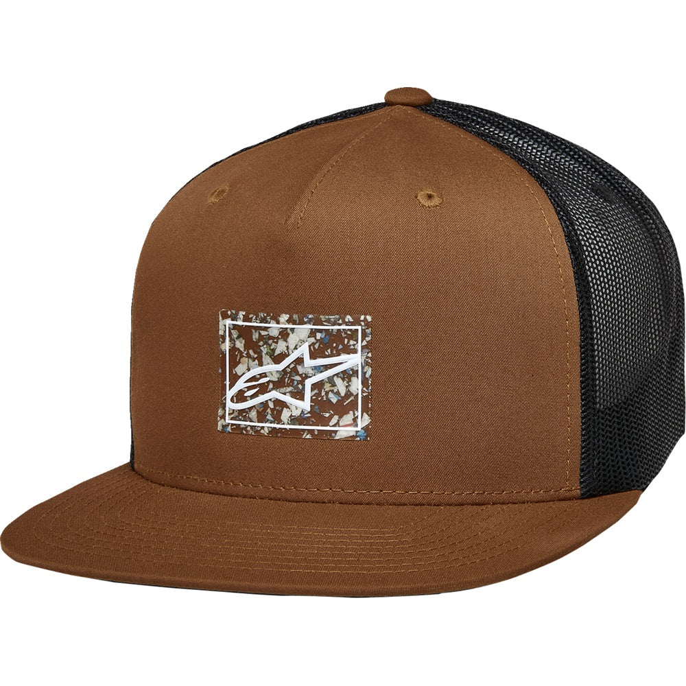 Alpinestars Mackinic Trucker Hat - Brown/Black - One Size 1215-81350-8010-OS