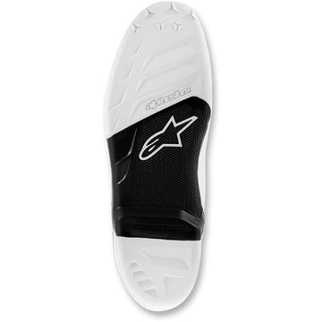 Alpinestars Tech 7 Replacement Boot Soles - Black/White - Size 10 25SUT74-12-10