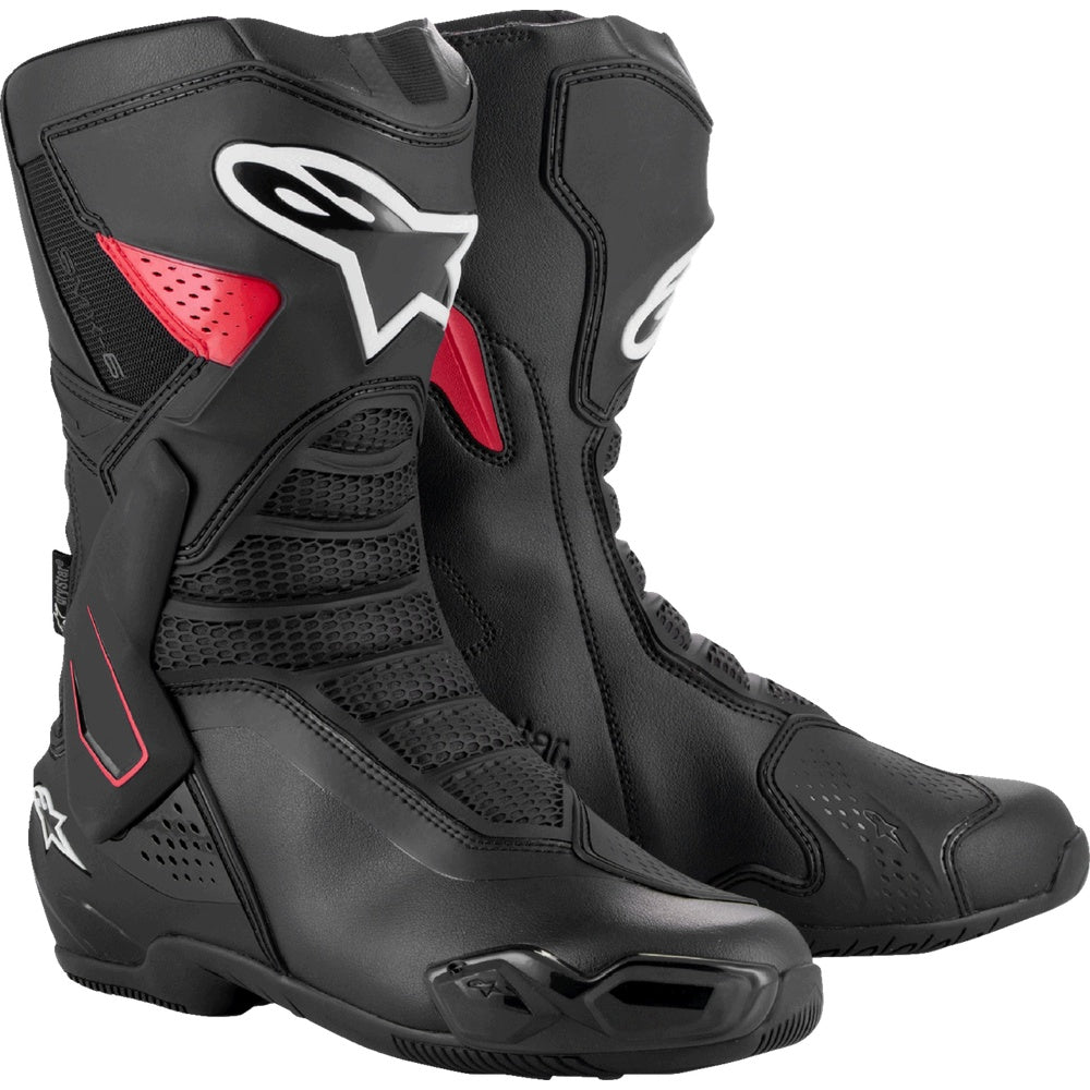 Alpinestars SMX-6 V3 Drystar Boots - Black/Red - US 9/EU 43 2243025-13-43