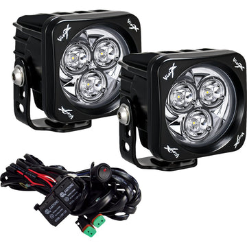 Vision X Light Cannon - CG2 - 3" - Multi LED - Square - Selective Yellow Lens 9945880