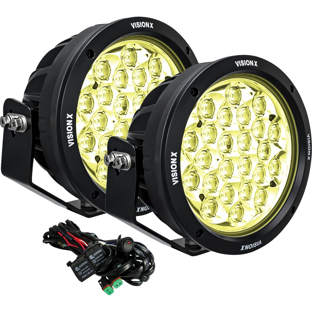 Vision X Light Cannon - CG2 - 7-3/4" - Multi LED - Selective Yellow Lens 9945804