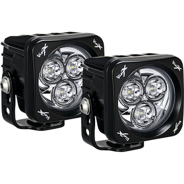 Vision X Light Cannon - CG2 - 3" - Multi LED - Square - Clear Lens 9929651