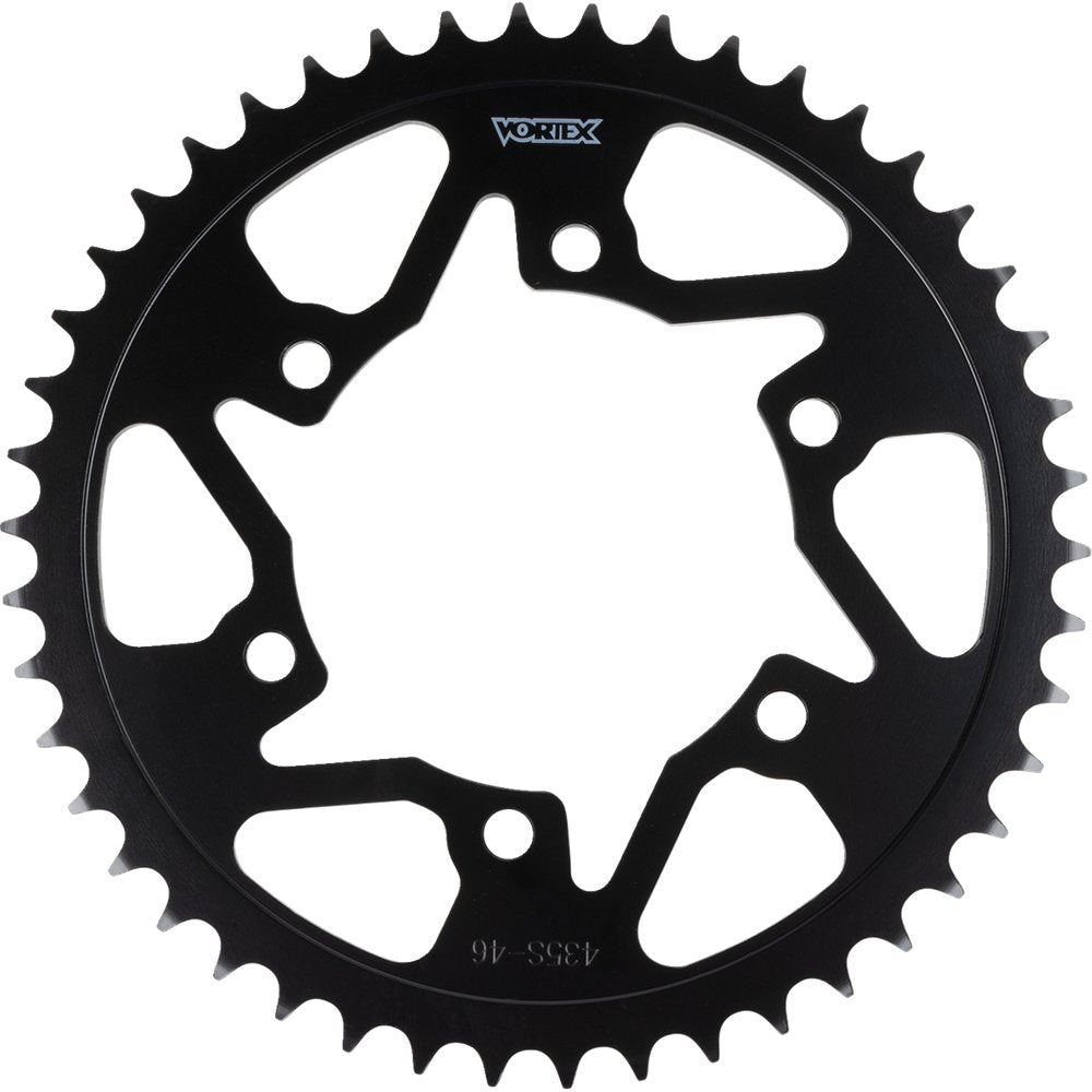 Vortex Rear Sprocket - 46 Tooth - Black - Yamaha 435S-46