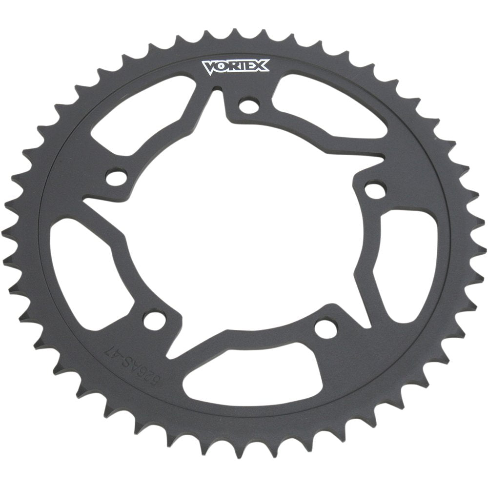 Vortex Steel Rear Sprocket - 47-Tooth - Suzuki 526AS-47