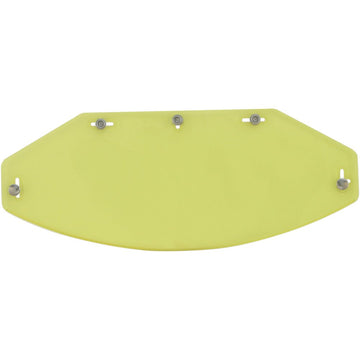 AFX Vintage 5-Snap Shield - Flat - Yellow 0131-0074