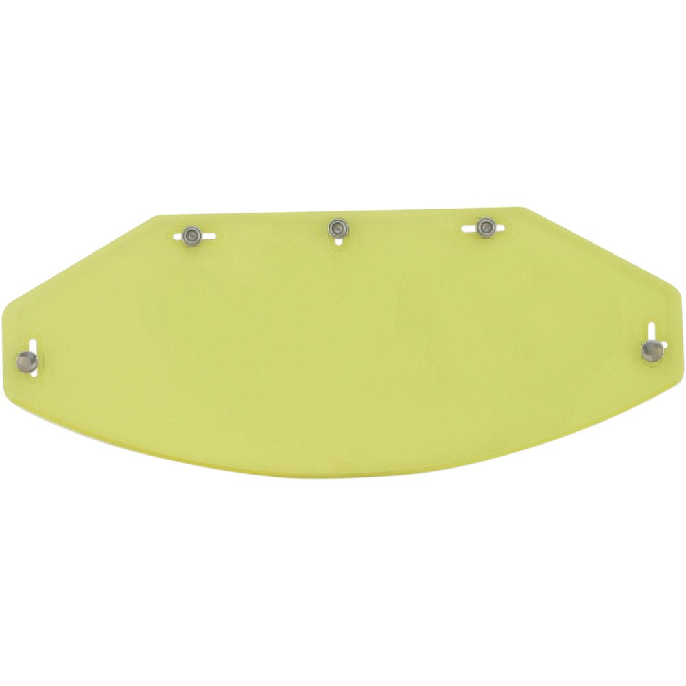 AFX Vintage 5-Snap Shield - Flat - Yellow 0131-0074
