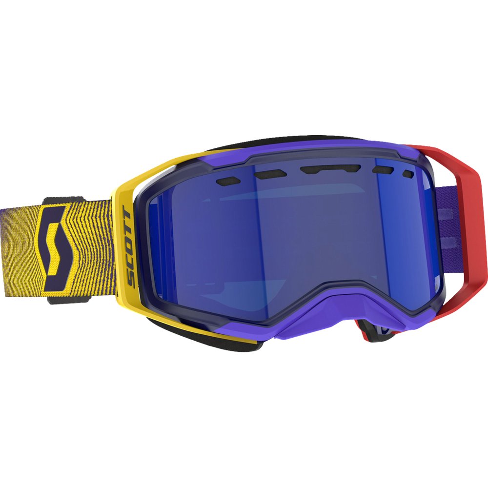 Scott Prospect 2.0 SMB Goggle - Red/Yellow - Enhancer Blue Chrome Lens 421503-1648347