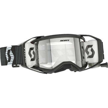 Scott Prospect 2.0 WFS Goggle - Roll-Off - Black/White - Clear Works Lens 421474-1007113