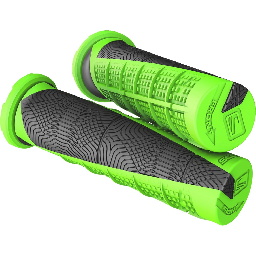 Scott Deuce ATV Grips - Black/Neon Green 217892-5043