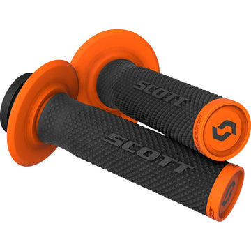 Scott SX II Lock-On Grip and Cam Set - Black/Orange 292452-1009222