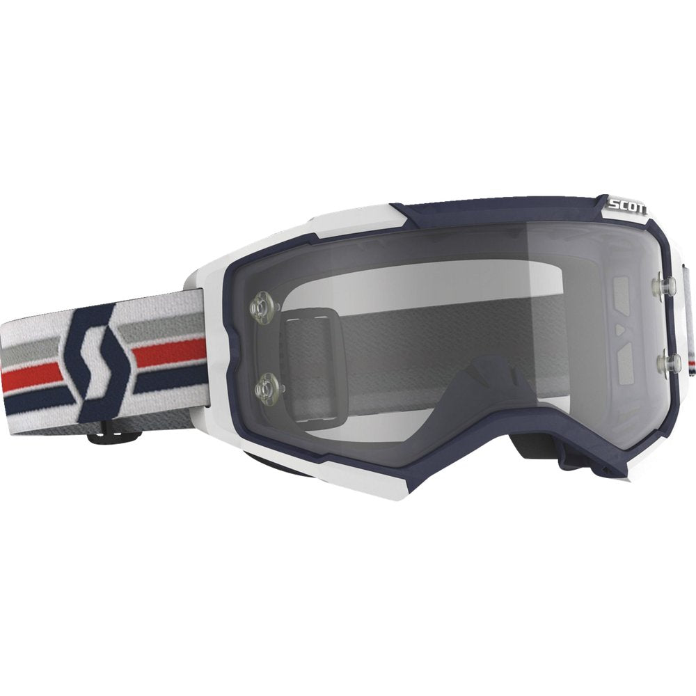 Scott Fury Goggle - Blue/White - Clear Works Lens 274514-1006113
