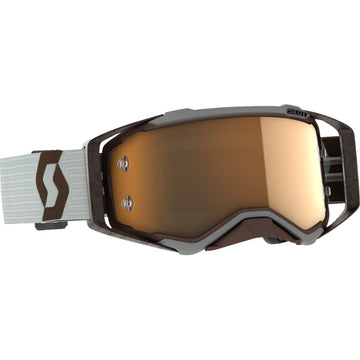 Scott Prospect Amplifier Goggle - Gray/Brown - Gold Chrome Works Lens 285536-7430324