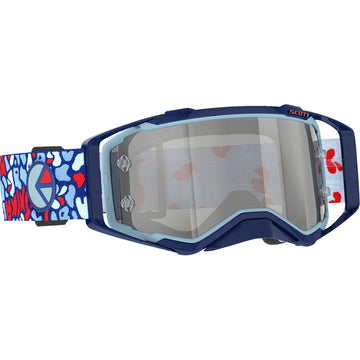 Scott Prospect Goggle - Ethika - Blue/Red - Silver Chrome Works Lens 422080-1105269