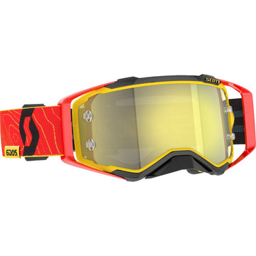 Scott Prospect Goggle - 6DAYS? Spain - Red/Yellow - Yellow Chrome Lens 423028-1648289
