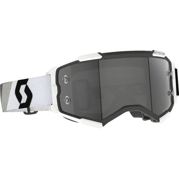 Scott Fury LS Goggle - Premium Black/White - Light Sensitive - Gray Works Lens 272827-7702327