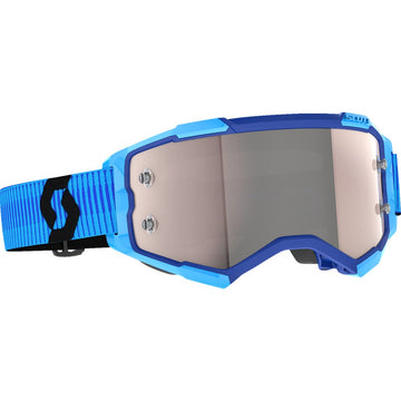 Scott Fury Goggle - Blue/Black - Silver Chrome Works Lens 272828-1034269