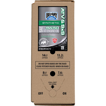 Bel-Ray ATV & SxS Synthetic Oil - 6 US Gal - Box in Bag 302664150033