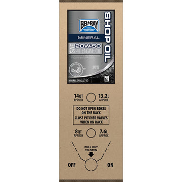 Bel-Ray Shop Oil - 20W-50 - 6 U.S. gal - Bag-In-Box 301291150033