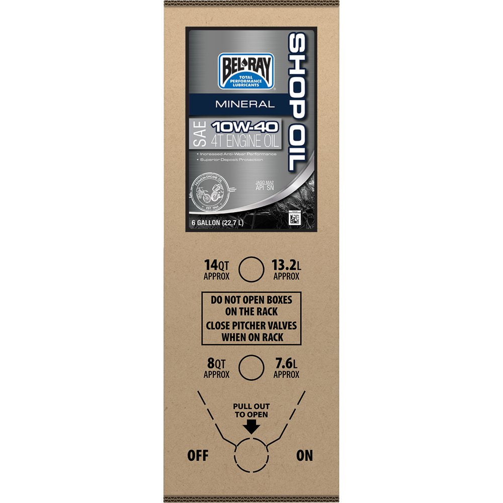 Bel-Ray Shop Oil - 10W-40 - 6 U.S. gal - Bag-In-Box 301290150033