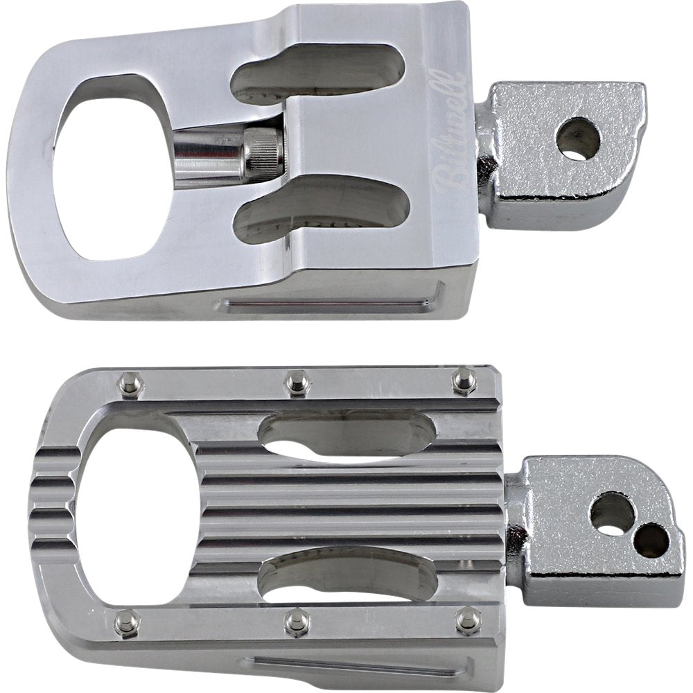 Biltwell Punisher Footpeg - Passenger - Polished - M8 7005-303-04