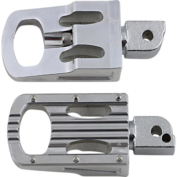 Biltwell Punisher Footpeg - Passenger - Polished - M8 7005-303-04