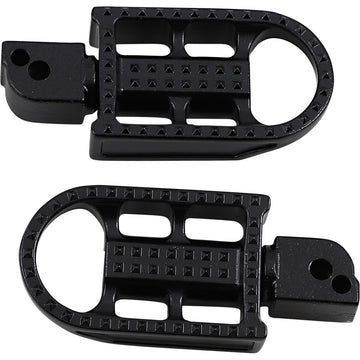 Biltwell Mushman Footpegs - Standard - Black Electroplated 7002-201-04