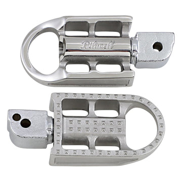 Biltwell Mushman Footpegs - Standard - Raw Polished 7002-302-04