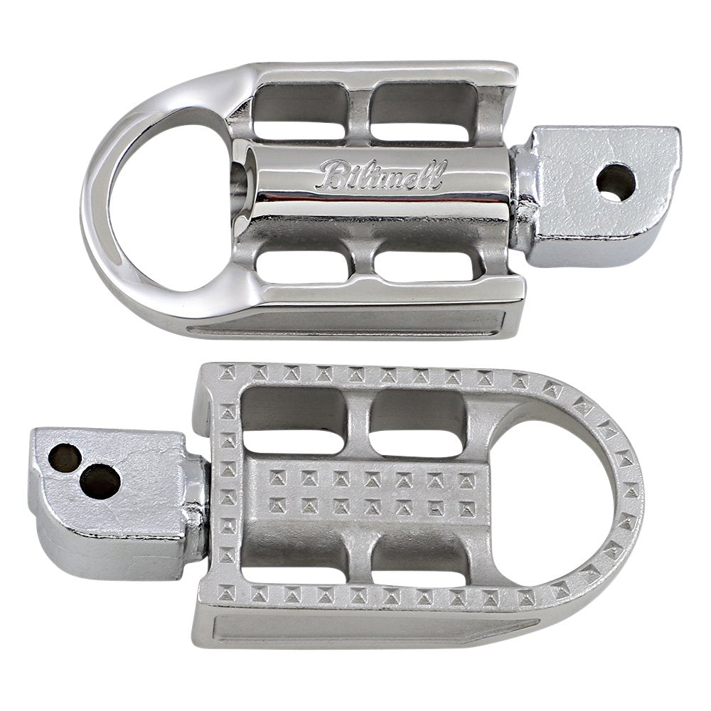 Biltwell Mushman Footpegs - Standard - Raw Polished 7002-302-04