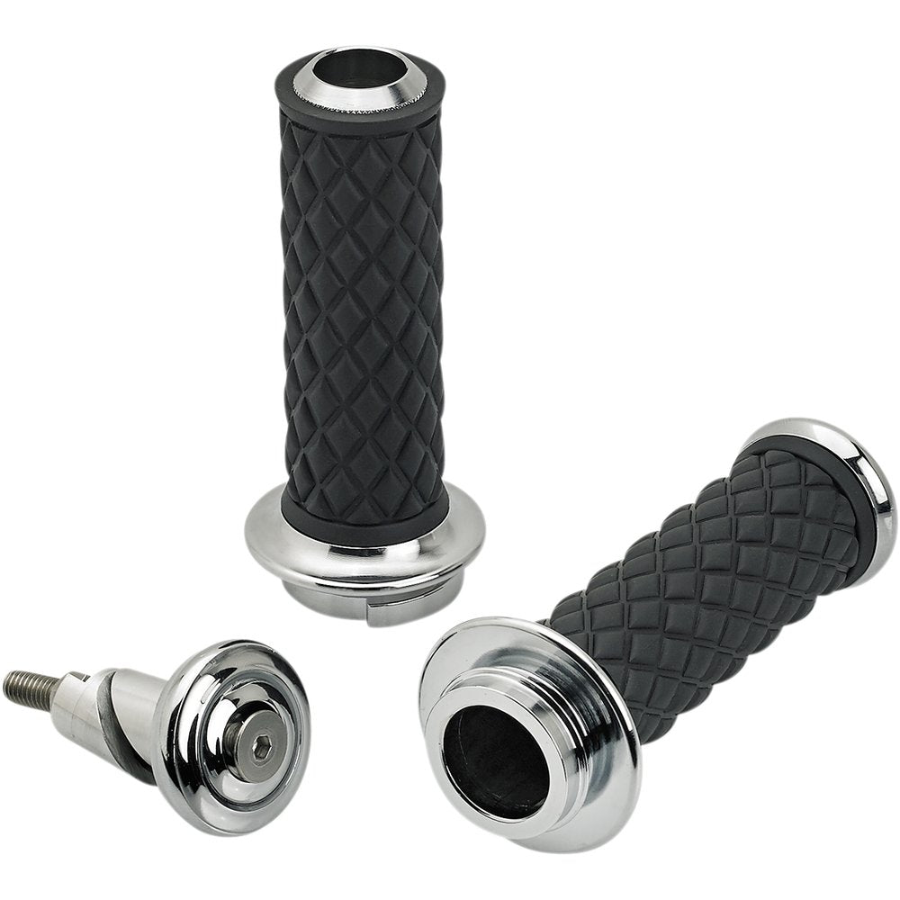 Biltwell Alumicore Grips - TBW - Chrome 6605-105-01