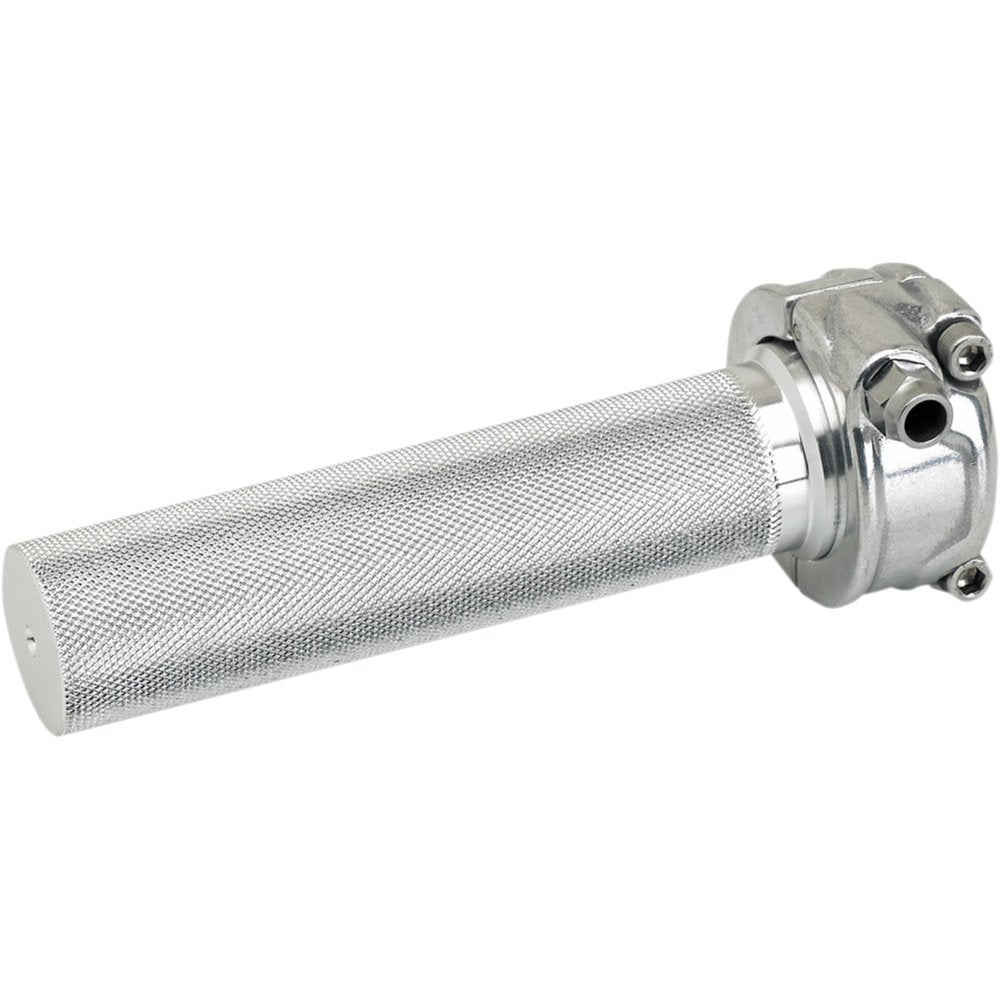 Biltwell 1" Whiskey Throttle Assembly - Single Cable - Polished 6601-303-01