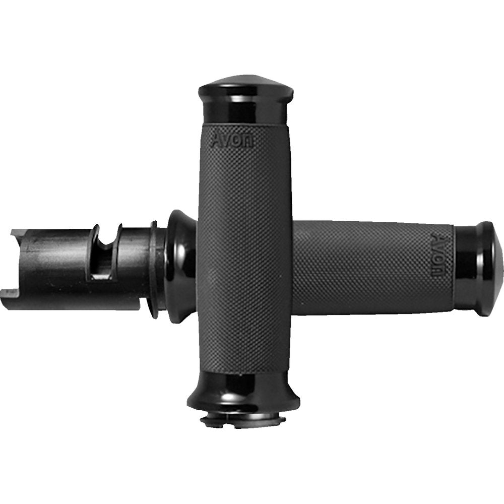 Avon Grips Custom Contour Grips - TBW - Black CC-86-ANO-F24