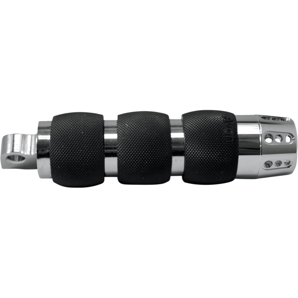 Avon Grips Footpegs - Air Cushioned Gatlin - Chrome FP-AIR-90-CH-GA