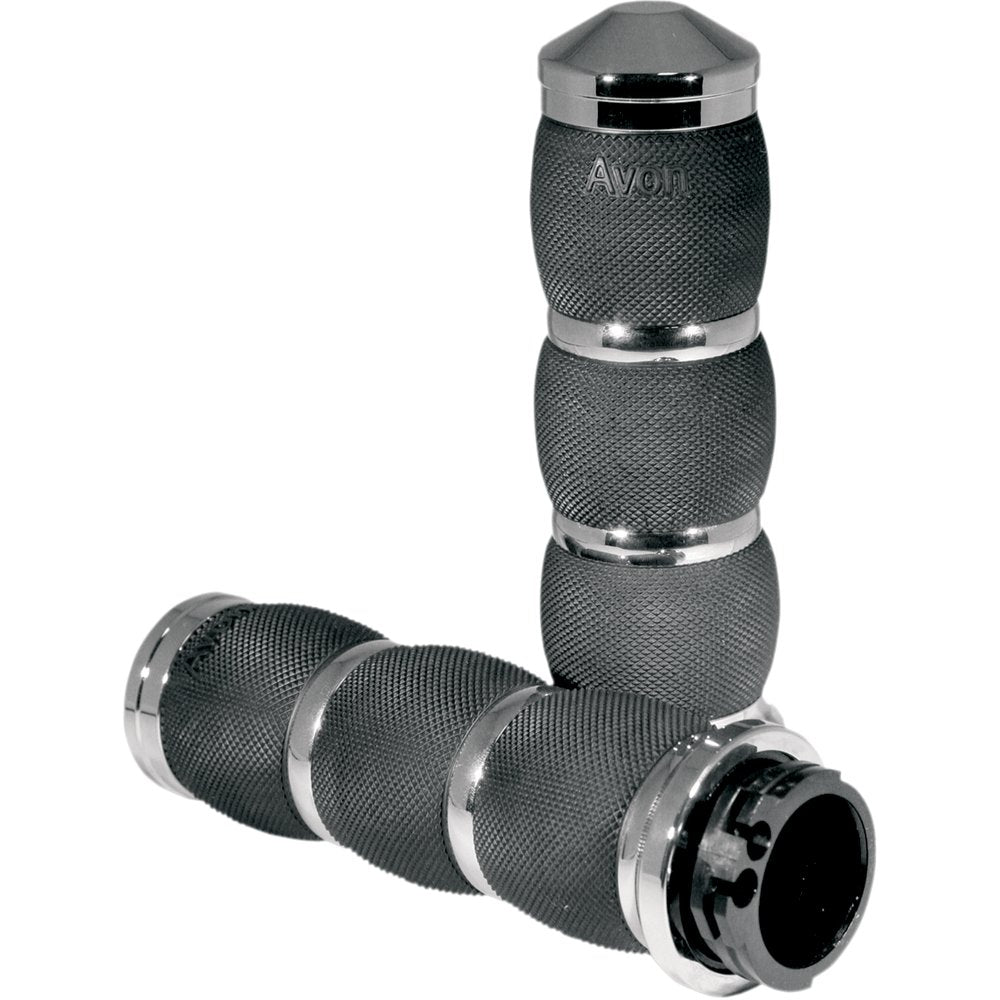 Avon Grips 3-Ring Air Cushioned Grips - Chrome AIR-90
