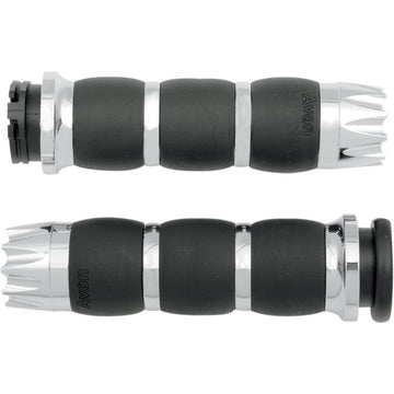 Avon Grips Excalibur Velvet Air Grips - Chrome AIR-93-EX