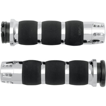 Avon Grips Gatlin Air Cushioned Grips - Chrome AIR-90-GAT