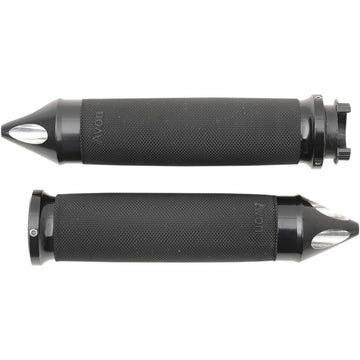 Avon Grips Custom Spike End Grips - Touring - Black MT-CC-86-AN-SPK