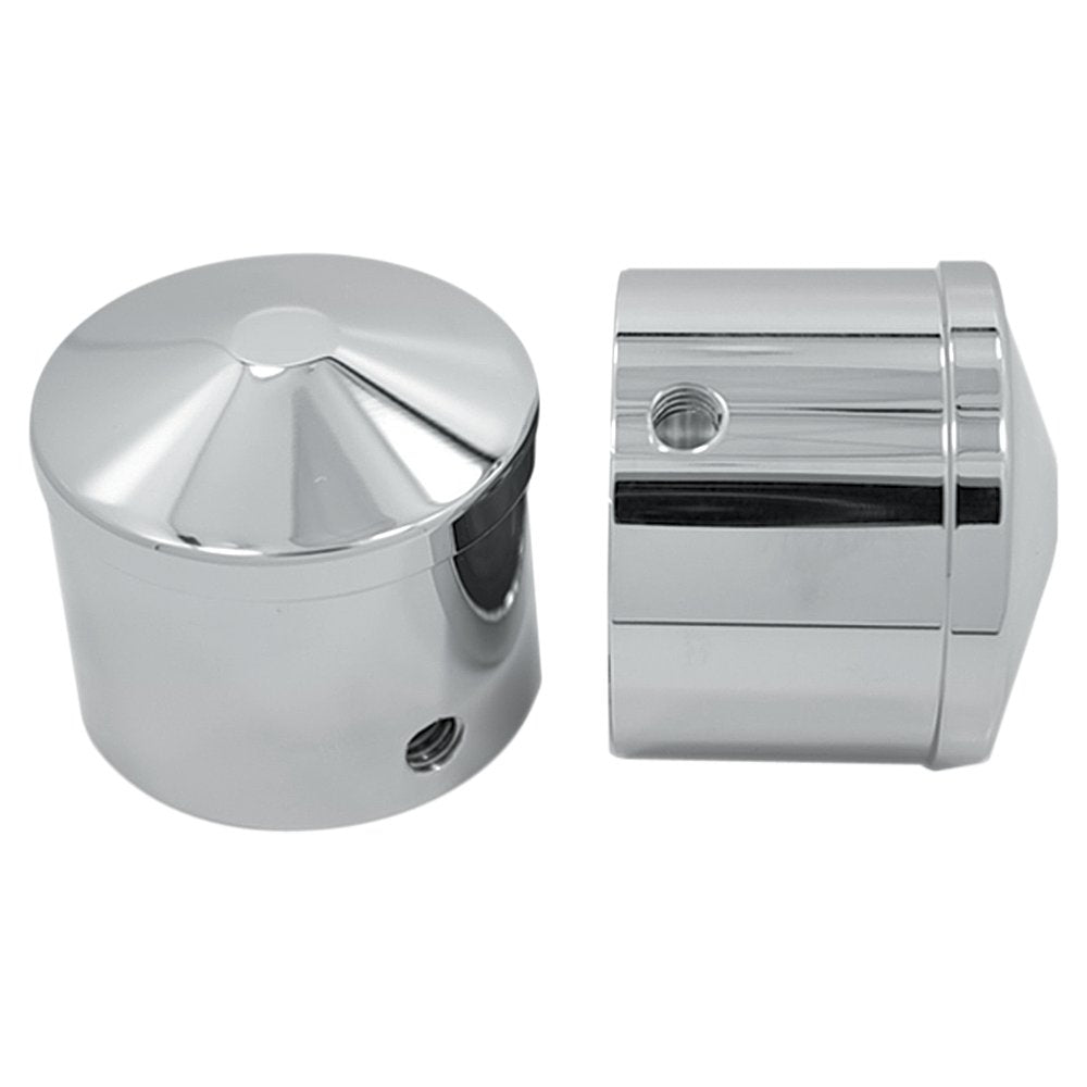 Avon Grips Front Axle Nut Cover - Chrome - Air Cushion - 1" AXL-AIR-CH