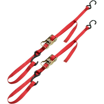 Ancra Integra Rat Pak Tie-Downs - 1" x 6' - Red 49498-10