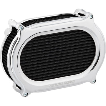 Arlen Ness Stage 2 Oval Air Cleaner Kit - Chrome 600-207