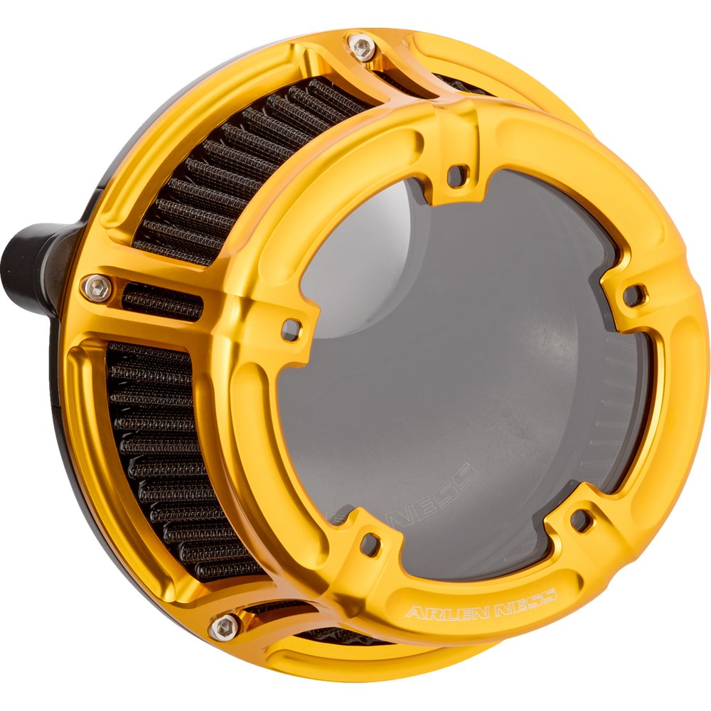 Arlen Ness Method* Clear Series Air Cleaner - Gold 600-240
